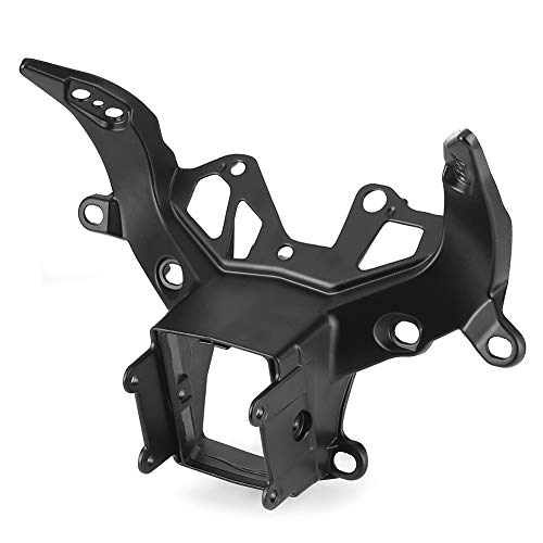 HELEVIA Aluminium-Motorradverkleidung Aufenthaltsklasse, Scheinwerferhalter für S1000RR 2010-2014, Original-Fabrikdaten, Premium-Material, Billet Aluminium, Schwarz von HELEVIA