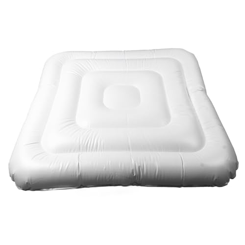 HELEVIA Aufblasbare whirlpools -Abdeckung, Staubdicht Regenfeste Isolierte Energieeinsparung, Wasserverdunstung und Wärmeverlust für Quadratische whirlpools 4,2ft von HELEVIA