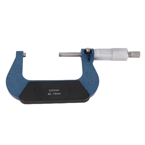 HELEVIA Außenmikrometer, 50-75 Mm Bereich, 0,01 Mm Abschluss, 0,01 Mm Genauigkeitsmaschinist-Mikrometer mit Standardschlüsselspeicherbox HELEVIA Außenmikrometer, 50-75 Mm Bereich, 0,01 Mm Abschluss, 0,01 Mm Genauigkeitsmaschinist-Mikrometer mit Standardschlüsselspeicherbox von HELEVIA