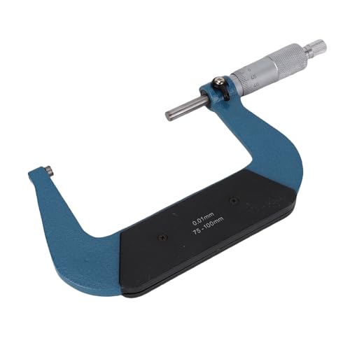 HELEVIA Außenmikrometer -Set, 0,01 Mm Genauigkeit 75 Bis 100 Mm Messbereich Machinist -Mikrometer für die Messung der Dicke der Längedurchmesser HELEVIA Außenmikrometer -Set, 0,01 Mm Genauigkeit 75 Bis 100 Mm Messbereich Machinist -Mikrometer für die Messung der Dicke der Längedurchmesser von HELEVIA