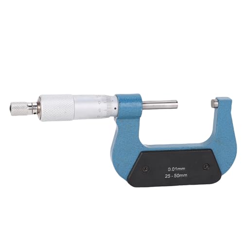 HELEVIA Außenmikrometermetrik 25-50mm 0,01 Mm Abschlussmaschinist Werkzeuglegierung Genauiger Standard mit Box von HELEVIA
