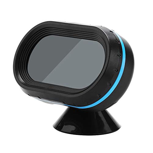 HELEVIA Auto Digital Thermometer Uhr Monitor mit Voltmeter, 12/24-Stunden-Display, Zwei Hintergrundbeleuchtungsfarben, die mit Backup-Batterien Betrieben Werden von HELEVIA