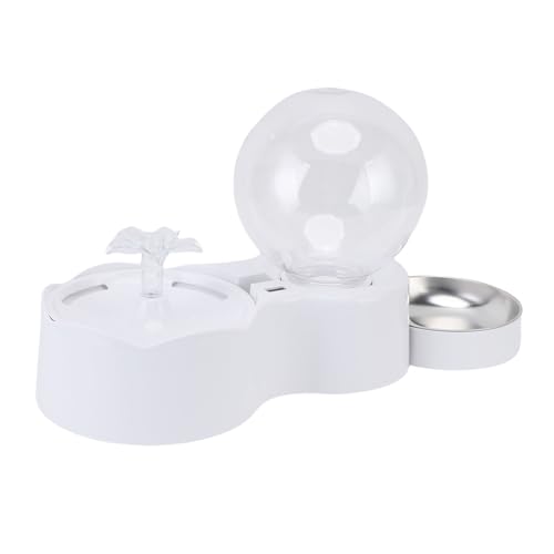 HELEVIA Cat -Wasserspender und Lebensmittelfuttermittel, Automatisch Zirkulierende Wasserer mit Großer Kapazität, für Katzen und Hunde, 2,5 -l -Wassertankkapazität HELEVIA Cat -Wasserspender und Lebensmittelfuttermittel, Automatisch Zirkulierende Wasserer mit Großer Kapazität, für Katzen und Hunde, 2,5 -l -Wassertankkapazität von HELEVIA