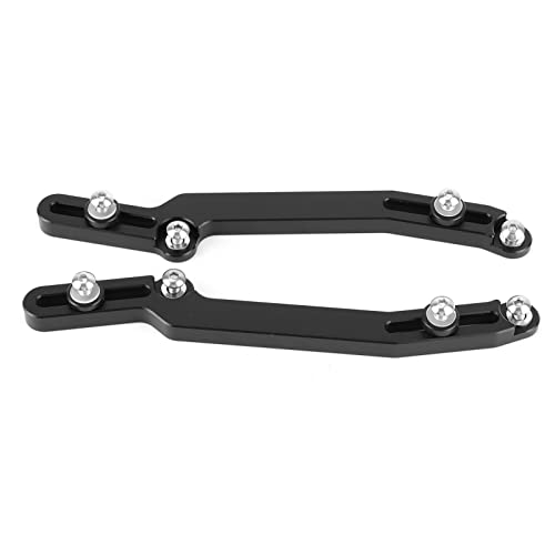 HELEVIA Einstellbarer Windschutzscheiben-Einsteller für NC700D / NC750D, CNC-Aluminiumlegierung mit Höhenbereich 12-52 Mm, Linker und Rechts Einstellbetreuung, Schwarz von HELEVIA