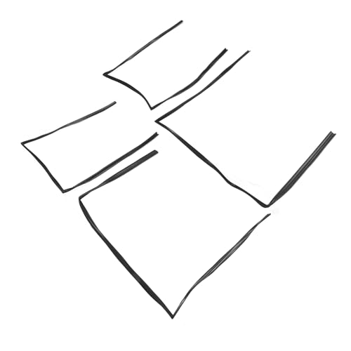 HELEVIA Fenster Formen Wetterst Reifen 68152-60011 Gummi-Türgurt-Formst Reifen Ersatz für FZJ80 FJ80 von HELEVIA