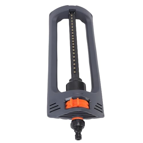 HELEVIA Gartenwasserschwanger Sprinkler, 19 Düsengartensprinkler mit Gewichteter Basis, 4 Sprühmodi, Abdeckungen von Bis zu 4000 m² von HELEVIA