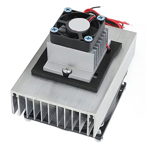 HELEVIA Halbleiterkühler Hoher Kühlungseffizienz Vollversiegelter Konstruktion Thermoelektrischer Kühler DC12V 72W von HELEVIA