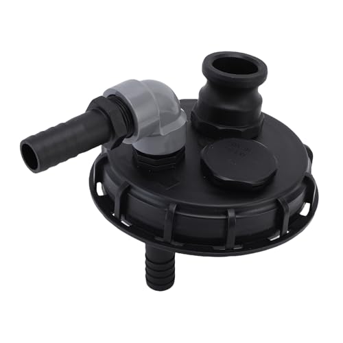 HELEVIA IBC Deckel DN150 PP Wasserspeichertank Deckel IBC Behälterabdeckungskappe mit Schlosskappe für Fischtanks Gartenbewässerung von HELEVIA