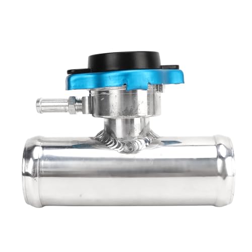 HELEVIA Kühlmittelrohr-Einfüllstutzen, Kühler-Inline-Einfüllstutzen, 38 Mm, 1-1/2 Zoll Außendurchmesser, mit Temperaturanzeigekappe, T6061 Aluminium, Polierte Oberfläche, Geeignet für HELEVIA Kühlmittelrohr-Einfüllstutzen, Kühler-Inline-Einfüllstutzen, 38 Mm, 1-1/2 Zoll Außendurchmesser, mit Temperaturanzeigekappe, T6061 Aluminium, Polierte Oberfläche, Geeignet für von HELEVIA