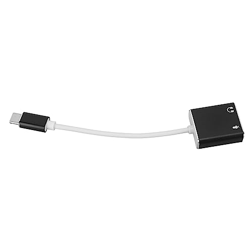 Mikrofon-Adapter, Typ-C-Soundkarte, 7.1-Kanal-USB-Externe Soundkarte, Typ-C-auf-3,5-mm-Kopfhöreranschluss-Adapter Mikrofon-Adapter, Typ-C-Soundkarte, 7.1-Kanal-USB-Externe Soundkarte, Typ-C-auf-3,5-mm-Kopfhöreranschluss-Adapter von HELEVIA