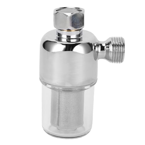 HELEVIA Pre -Filter aus Rostfreiem Stahl, Elektrowarmwasserbereiter Pre -Filter, Verdickte Explosionsschutz -Skala Hemmung Universal Leitungswasserfilter für Sauberes Hauswasser von HELEVIA