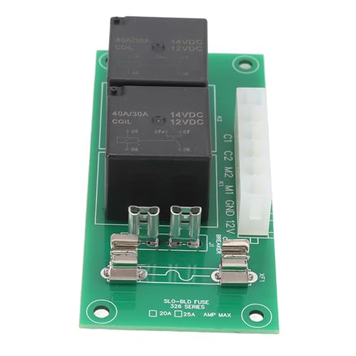 HELEVIA RV Slideout Relay Board, Verbesserte Sicherheitsstabilleistung 140-1130 14-1130 RV-Kraftgetriebe Ersatz mit Sicherung, Isolationsposten für Wohnungsschild-Schleifentüren von HELEVIA