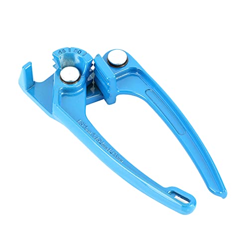 HELEVIA Rohrbieger, Rohrbieger aus Aluminiumlegierung für 1/8 Zoll 3/16 Zoll 1/4 Zoll Rohre, Leichtes Handdesign, kein Knicken oder Zusammenfallen, 0-120° Biegeradius, Blau HELEVIA Rohrbieger, Rohrbieger aus Aluminiumlegierung für 1/8 Zoll 3/16 Zoll 1/4 Zoll Rohre, Leichtes Handdesign, kein Knicken oder Zusammenfallen, 0-120° Biegeradius, Blau von HELEVIA