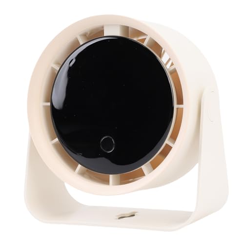 HELEVIA Schreibtischlüfter Digital Display Einstellbare Neigung Tragbarer Desktop -Tisch -Nachtkühlung 6 Zoll Cremigem Weiß, für Schlafzimmer, Büro und Schlafsaal HELEVIA Schreibtischlüfter Digital Display Einstellbare Neigung Tragbarer Desktop -Tisch -Nachtkühlung 6 Zoll Cremigem Weiß, für Schlafzimmer, Büro und Schlafsaal von HELEVIA