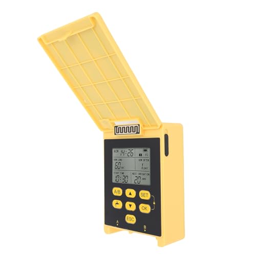 HELEVIA Smart Timed Gnoving Device, Solar Dual -Pumpen -Regen -Bewässerungssystem mit Energieeffizienter Sprühtechnologie, für Pflanzenbewässerung, Landschaftsgestaltung von HELEVIA