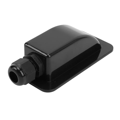 HELEVIA Solar EIN Kabeleingangsdrüsendach Solar Panel Junction Box RV Boat -Wasserdichtung Kabel Drüse für Alle Kabeltypen 6 mm²²²² 2m² (Schwarz) von HELEVIA