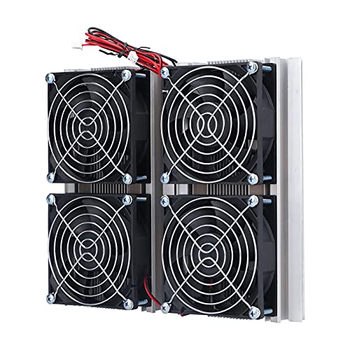 HELEVIA Thermo Elektrisches KühlKühlsystem Halbleiter Kühler Klimaanlage Lüfter 12V 220W von HELEVIA