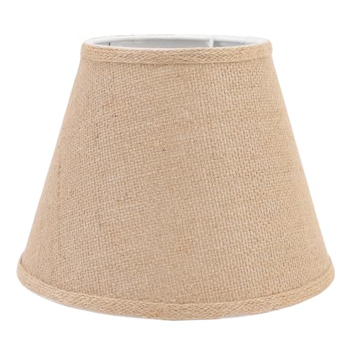 HELEVIA Tischlampenstoff -Lampenschirm, Handgefertigtes Dekoratives E27 -Lampenschirm für das Wohnzimmer des Hauses Hotel Schlafzimmer (Khaki) von HELEVIA