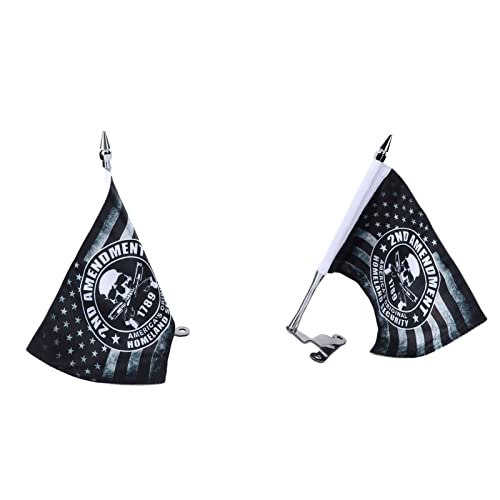 HELEVIA Trunk Deckel Flagge Pole Mount Kit mit Homeland Security Flag L R Ersatz füR Gold Wing Tour DCT 2018-2020 HELEVIA Trunk Deckel Flagge Pole Mount Kit mit Homeland Security Flag L R Ersatz füR Gold Wing Tour DCT 2018-2020 von HELEVIA