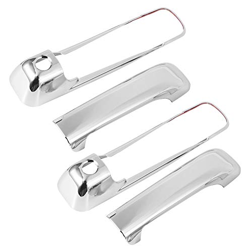 HELEVIA Türgriffabdeckung für, ABS-Material, Elektroplattenprozess, Kratzer- und Verschleiß Resistent, Standardspezifikation, Anpassungen für 1500/2500/3500 09-15 mit Einfacher von HELEVIA