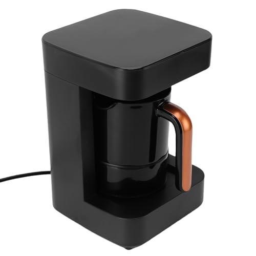 HELEVIA Türkische Kaffeemaschine Milchfrother, 11 Heizmodi Tragbares Heißes Getränkhersteller Türkischer Kaffeemaschine mit LCD -Touchscreen für Zuhause (EU -Stecker) von HELEVIA