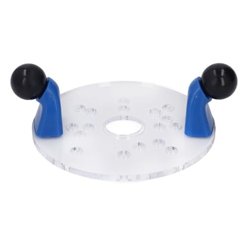 HELEVIA Universelle Router -Basisplatte, Tragbare Klare PVC mit Vorgeschalteten Löchern, für die Meisten Trimmerrouter, Verbesserte Stabilität und Genauigkeit HELEVIA Universelle Router -Basisplatte, Tragbare Klare PVC mit Vorgeschalteten Löchern, für die Meisten Trimmerrouter, Verbesserte Stabilität und Genauigkeit von HELEVIA