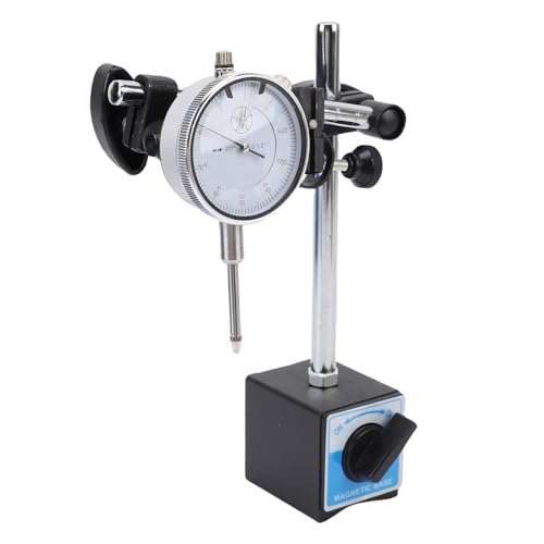 HELEVIA Zifferblattanzeige mit Magnetischer Basis- und Punktpräzisionsprüfungssatz 0-1in 0.001in Präzisionsmagnet-Zifferblattanzeigefeine Einstellung HELEVIA Zifferblattanzeige mit Magnetischer Basis- und Punktpräzisionsprüfungssatz 0-1in 0.001in Präzisionsmagnet-Zifferblattanzeigefeine Einstellung von HELEVIA