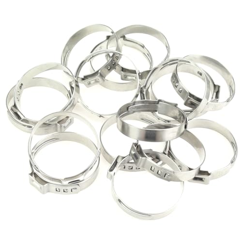 HELIFOUNER 16 Stück 29,9–33,1 mm 304 Edelstahl Einohr-Schlauchschellen HELIFOUNER 16 Stück 29,9–33,1 mm 304 Edelstahl Einohr-Schlauchschellen von HELIFOUNER