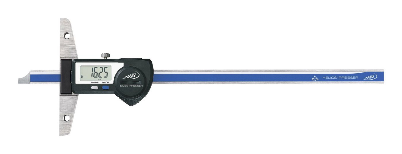 HELIOS PREISSER Messschieber, Digital-Tiefenmessschieber IP67 DIGI-MET 300 mm INOX gerade Messtange von HELIOS PREISSER