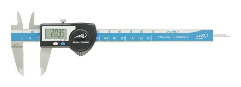 HELIOS PREISSER Messschieber, Digitaler Taschenmessschieber 150 mm mit Daten .ET von HELIOS PREISSER
