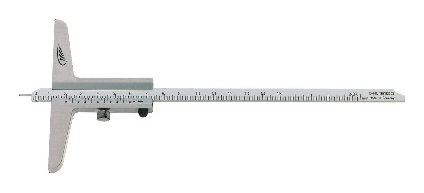 HELIOS PREISSER Messschieber, Tiefenmessschieber mit Messstift 150 mm von HELIOS PREISSER