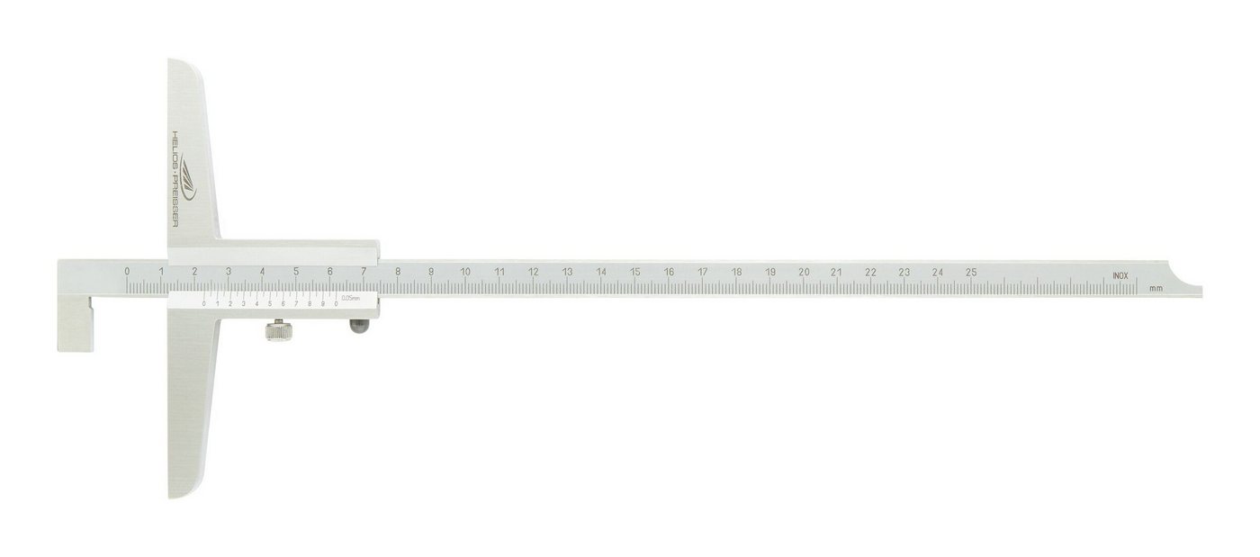 HELIOS PREISSER Messschieber, Tiefenmessschieber mit abgesetzter Messstange 1/20 150 x 100 mm von HELIOS PREISSER