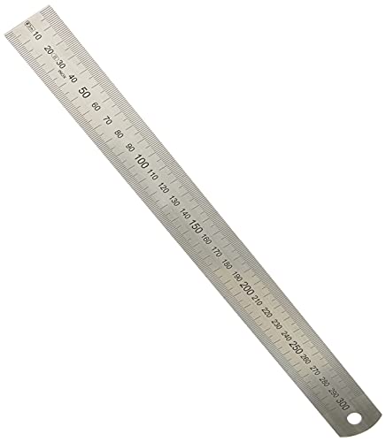 Helios Preisser Stahlmaßstab, biegsam (rostfreier Federbandstahl, EG-Klasse II, Länge: 300 mm) 0460 207 von HELIOS-PREISSER