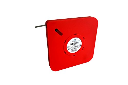 HELIOS-PREISSER Fühlerlehrenband 5 m x 13 mm, inklusive Plastikdose 0,65 mm, 0611556 von HELIOS-PREISSER