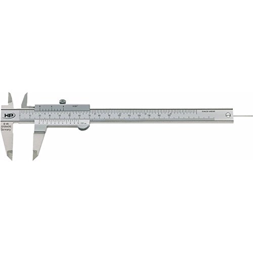 Helios Preisser Messschieber mit Feststellschraube DIN862 Tiefenmit rund 0-150 mm, 0195501 von HELIOS-PREISSER