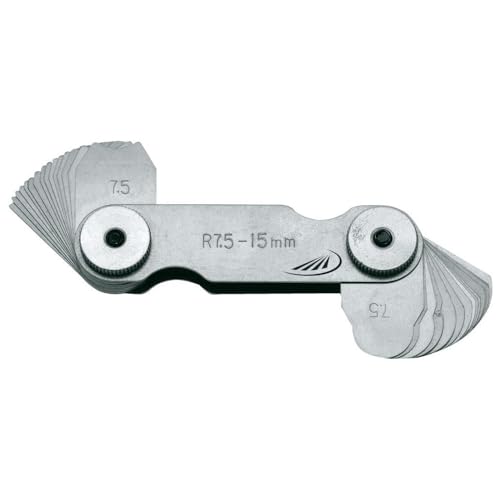 Helios Preisser 604002 Radienschablone 1, 0-7, 0mm 17 Blatt von HELIOS-PREISSER