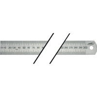 Stahlmaßstab Länge 1500 mm rostfreier Stahl biegsam Teilung a = mm/mm von Helios Preisser