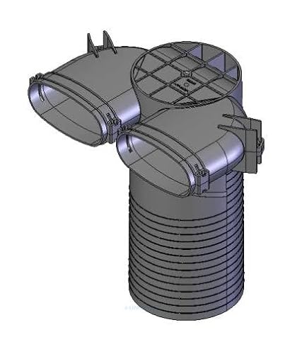 HELIOS FlexPipe Decken-/Wandkasten FRS-DWK 2-51/125 von HELIOS