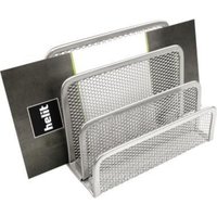 Helit - Briefständer the mail network 14 x 10,5 x 7,5 cm (b x h x t) Metall silber 3 Fächer von HELIT