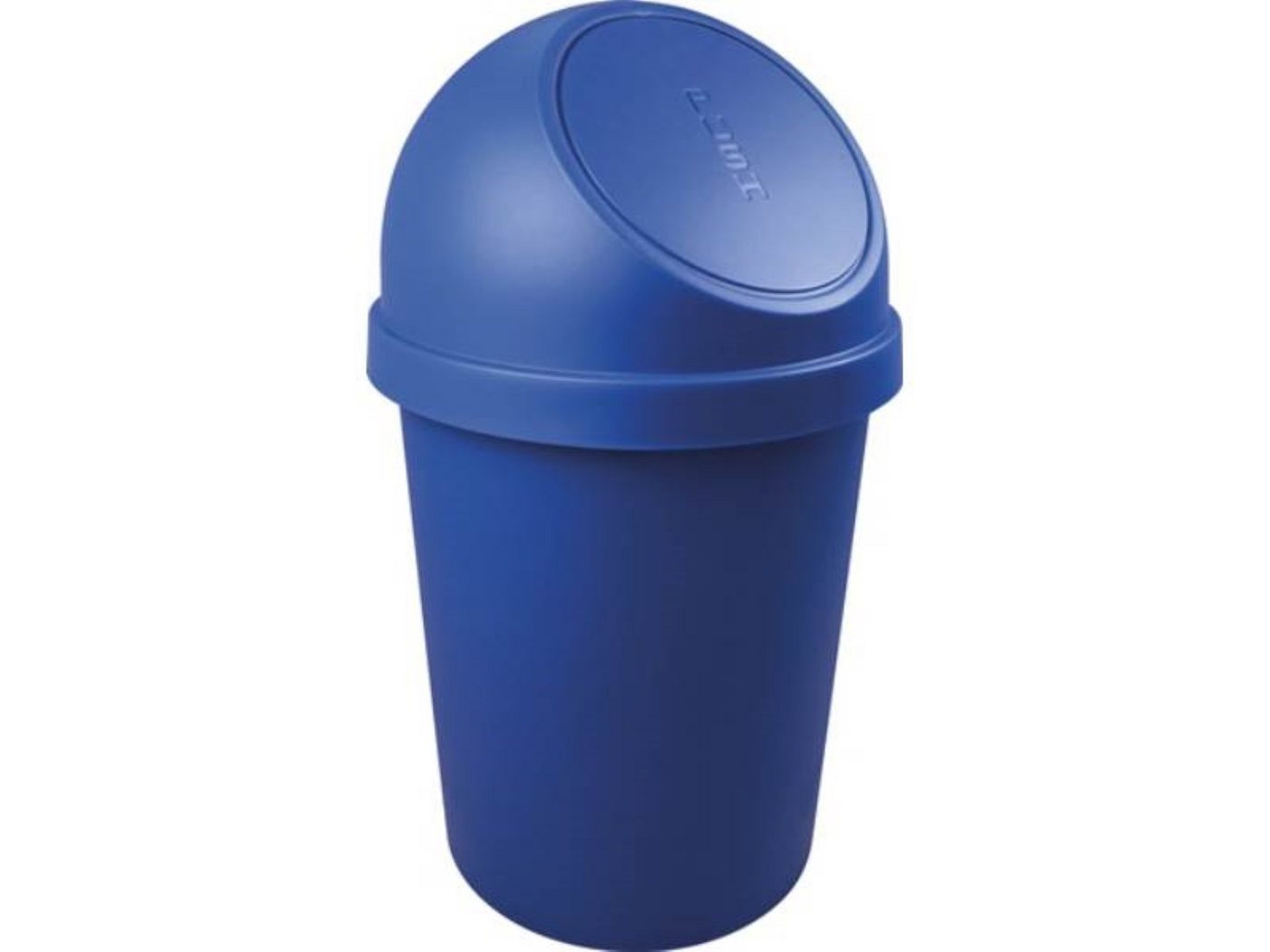 HELIT Mülleimer Abfallbehälter H700xØ403mm 45l blau HELIT mit Einwurfklappe · stoß von HELIT