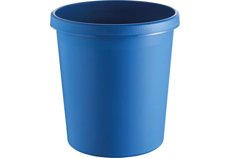 HELIT Papierkorb blau 30 Liter Nr. H6106134, mit Griffrand, Höhe 41cm von HELIT