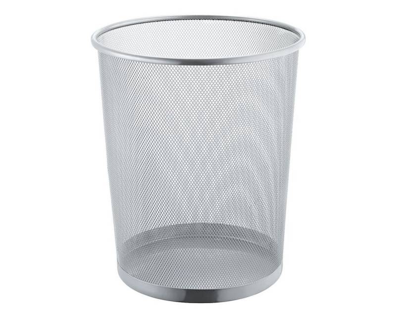 HELIT Papierkorb the circle network, 15 Liter, Stahl mit Lochmuster von HELIT