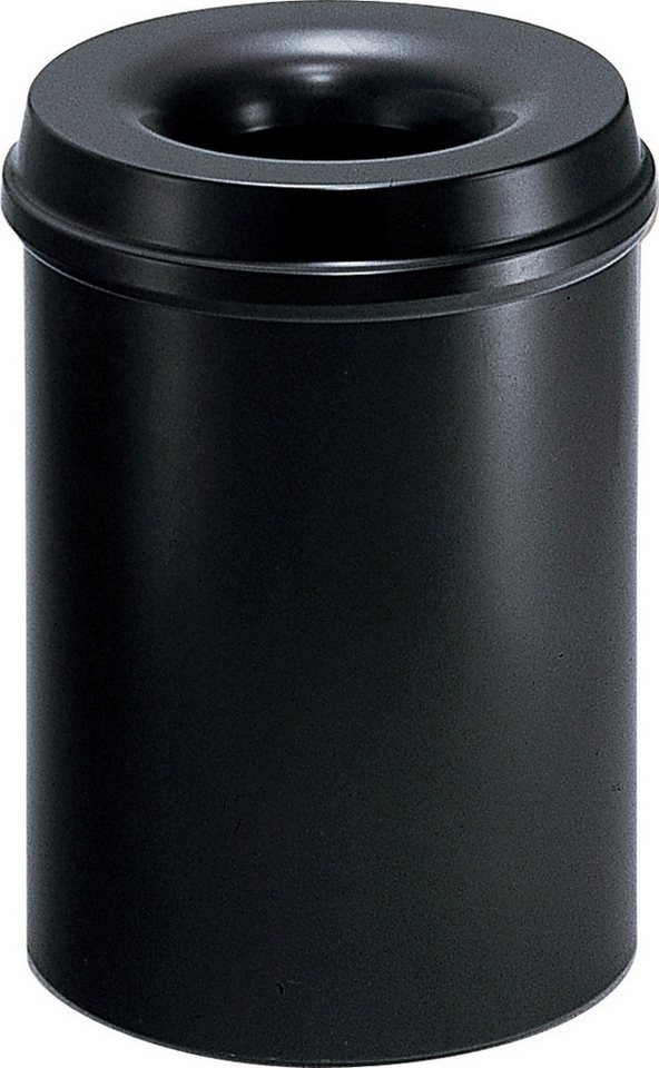 HELIT Papierkorb Papierkorb 50l Metall mit Löschkopf schwarz HELIT Papierkorb Papierkorb 50l Metall mit Löschkopf schwarz von HELIT