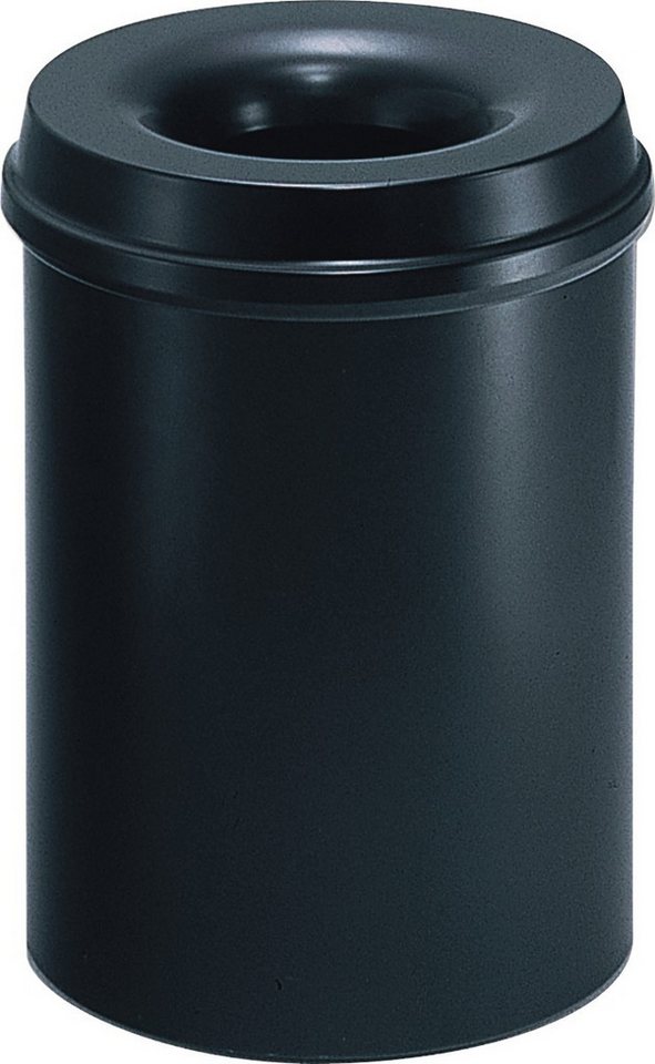 HELIT Papierkorb Papierkorb 30l Metall mit Löschkopf schwarz HELIT Papierkorb Papierkorb 30l Metall mit Löschkopf schwarz von HELIT