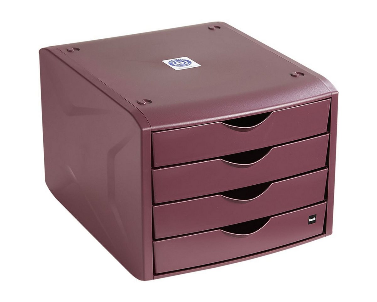 HELIT Schubladenbox the green chameleon, mit 4 Schubladen, geschlossen, stapelbar, Recycling-Kunststoff HELIT Schubladenbox the green chameleon, mit 4 Schubladen, geschlossen, stapelbar, Recycling-Kunststoff von HELIT