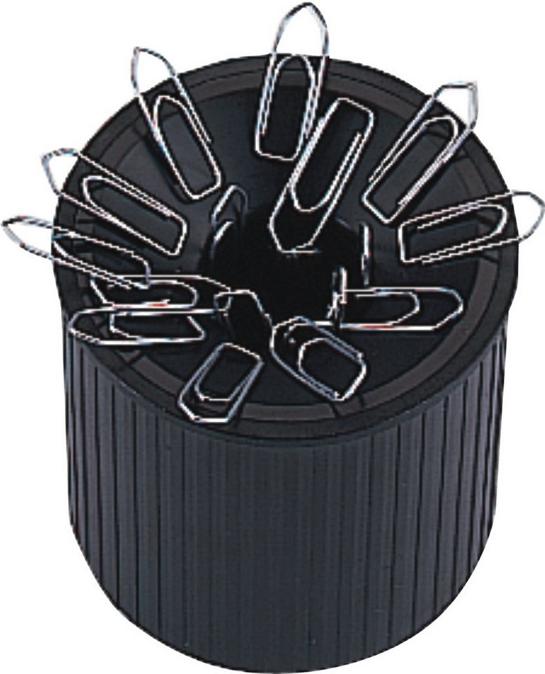 HELIT Tischaufsatz Klammernspender Serie Linear schwarz HELIT Tischaufsatz Klammernspender Serie Linear schwarz von HELIT