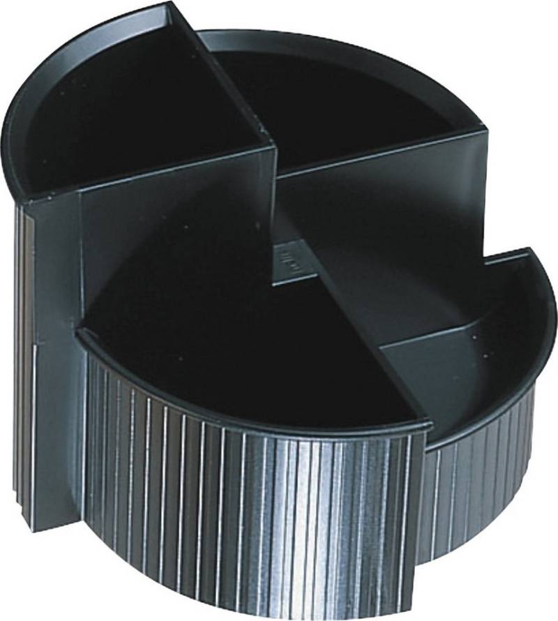 HELIT Tischaufsatz Stifteköcher Serie Linear schwarz von HELIT