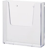 Prospekthalter the help wall 16,2 x 16,6 x 4,1 cm (b x h x t) din A5 Polystyrol glasklar 1 Fach von HELIT