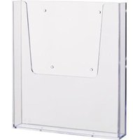 Prospekthalter the help wall 23,2 x 25 x 4,1 cm (b x h x t) din A4 Polystyrol glasklar 1 Fach von HELIT