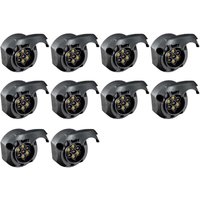 10x Steckdose 8-polig 12V 16A mit Deckel von HELLA